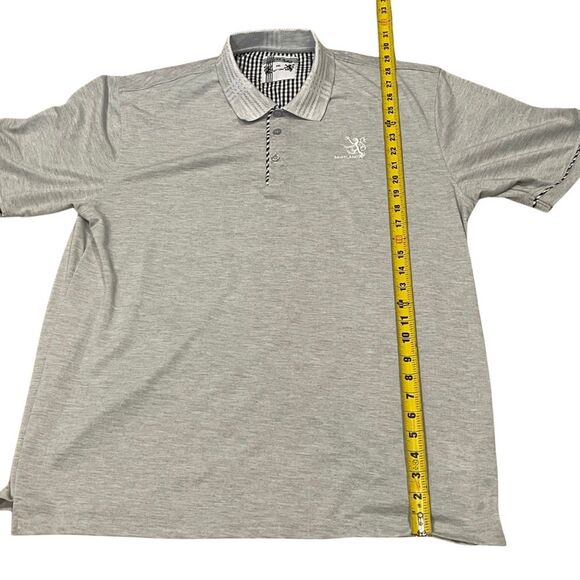 Scotland Polo Shirt with Classic Collar and Gingham trim XXL - Picture 5 of 9